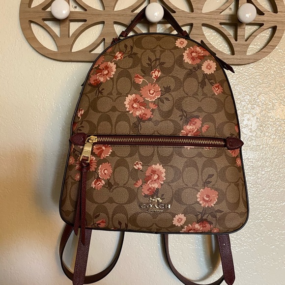 Coach floral backpack Clearance